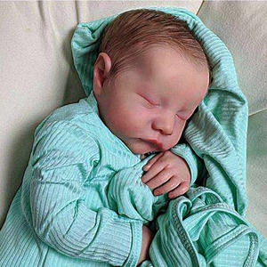 18 Inch Weighted Soft‎ Body Realistic  Lifelike Reborn Baby Dolls Boy